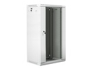Miniatura zdjęcia: Szafa instalacyjna Rack wisząca 19" 22U 600X450 szara Flat pack Lanberg (WF01-6422-10S)