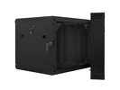 Miniatura zdjęcia: Szafa instalacyjna Rack wisząca dwusekcyjna 19" 9U 600X600 czarna Flat pack Lanberg (WF02-6609-10B)