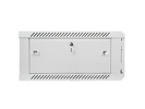 Miniatura zdjęcia: Szafa instalacyjna Rack wisząca 19" 4U 600X600 szara Flat pack Lanberg (WF01-6604-10S)