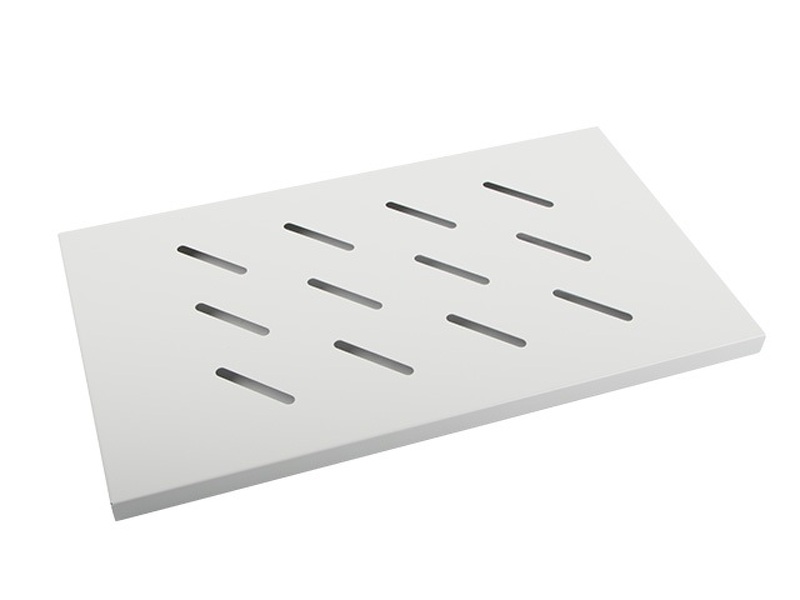 Zdjęcie produktu: Półka do szaf 19" 450mm Lanberg szara 1U 500X280mm udźwig do 20kg, montaż 4 punktowy (AK-1001-S)