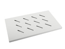 Miniatura zdjęcia: Półka do szaf 19" 450mm Lanberg szara 1U 500X280mm udźwig do 20kg, montaż 4 punktowy (AK-1001-S)