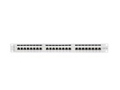 Miniatura zdjęcia: Patch Panel 24 Port 1U Kat.5E ekranowany szary Lanberg (PPS5-1024-S)