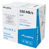 Kabel Lan UTP 100MB/s 305m Drut CCA Lanberg - szary (LCU5-10CC-0305-S)