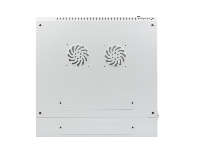 Szafa instalacyjna Rack Wisząca dwusekcyjna 19" 9U 600X600 szara Flat pack Lanberg (WF02-6609-10S)