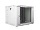 Miniatura zdjęcia: Szafa instalacyjna Rack Wisząca dwusekcyjna 19" 9U 600X600 szara Flat pack Lanberg (WF02-6609-10S)