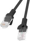Kabel Lanberg RJ45 Patch cord Kat.5E UTP 20m - czarny Fluke Passed  (PCU5-10CC-2000-BK)
