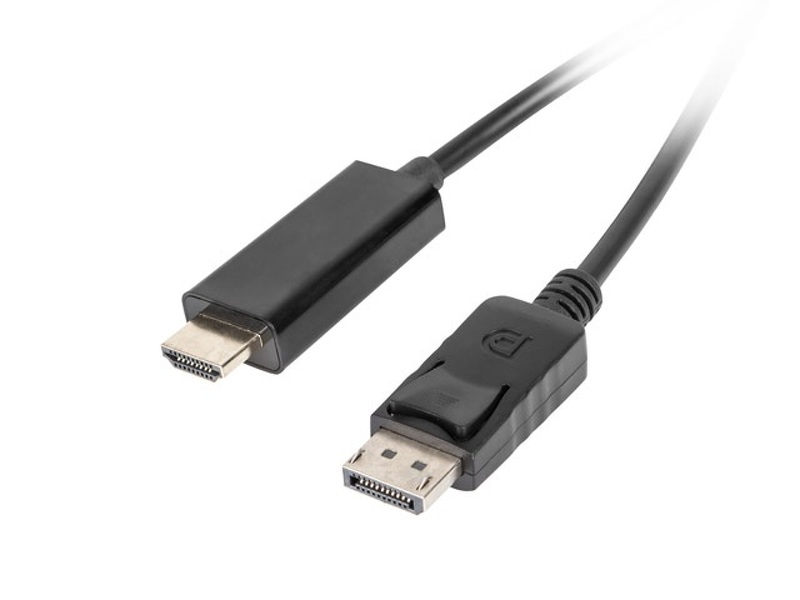 Zdjęcie produktu: Lanberg Kabel Displayport [M] do HDMI 1m czarny (CA-DPHD-10CC-0010-BK)