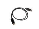 Miniatura zdjęcia: Lanberg Kabel Displayport [M] do HDMI 1m czarny (CA-DPHD-10CC-0010-BK)