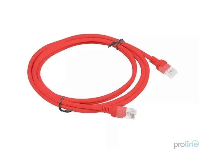 Zdjęcie produktu: Kabel Lanberg RJ45 Patch cord Kat.6 UTP 5m czerwony (PCU6-10CC-0500-R)