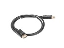 Miniatura zdjęcia: Lanberg Kabel Displayport M/M 1m 4K czarny (CA-DPDP-10CC-0010-BK)