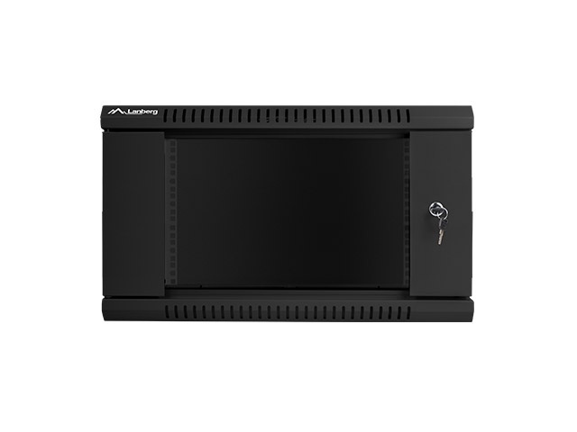 Szafa instalacyjna Rack wisząca 19" 6U 600X600 czarna Flat pack Lanberg (WF01-6606-10B) Szafa instalacyjna Rack wisząca 19" 6U 600X600 czarna Flat pack Lanberg (WF01-6606-10B)
