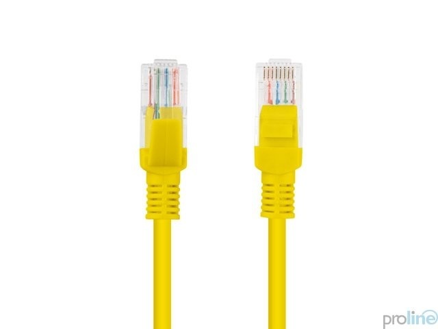 Kabel Lanberg RJ45 Patch cord Kat.6 UTP 0.25m żółty (PCU6-10CC-0025-Y) Kabel Lanberg RJ45 Patch cord Kat.6 UTP 0.25m żółty (PCU6-10CC-0025-Y)