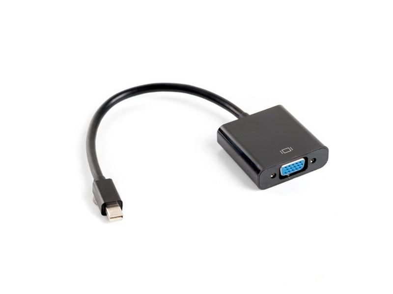 Zdjęcie produktu: Lanberg Adapter Displayport Mini [M] do VGA [F] na kablu Czarny (AD-0006-BK)