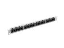 Miniatura zdjęcia: Patch Panel 24 Port 1U Kat.6 szary Lanberg (PPU6-1024-S)