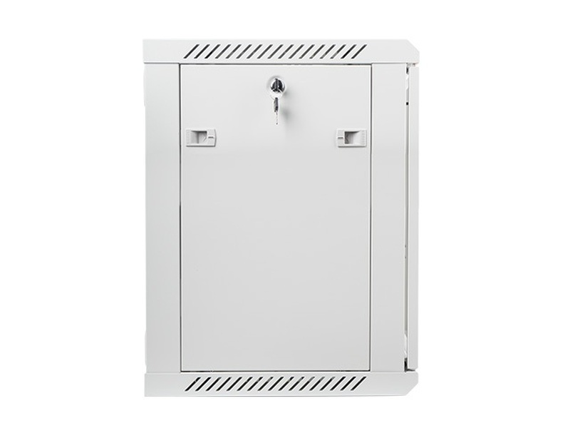 Zdjęcie produktu: Szafa instalacyjna Rack wisząca 19" 12U 600X450 szara Flat pack Lanberg (WF01-6412-10S)
