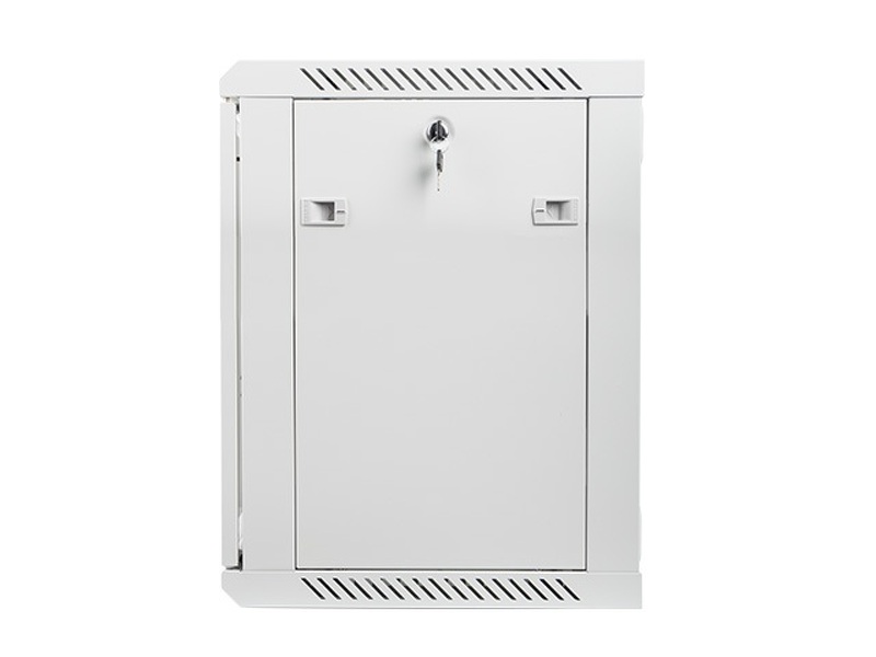Zdjęcie produktu: Szafa instalacyjna Rack wisząca 19" 12U 600X450 szara Flat pack Lanberg (WF01-6412-10S)