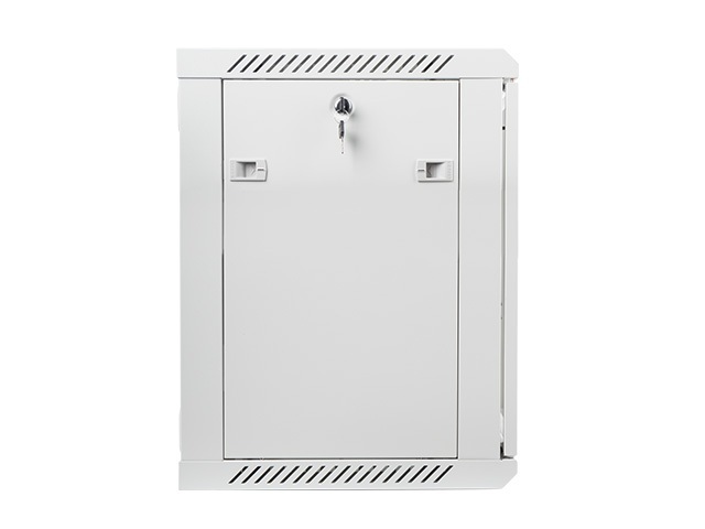 Szafa instalacyjna Rack wisząca 19" 12U 600X450 szara Flat pack Lanberg (WF01-6412-10S)