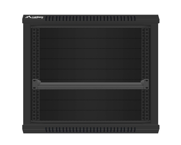 Zdjęcie produktu: Półka do szaf 19" 1000mm Lanberg czarna 1U 483X750mm udźwig do 15kg, montaż 4 punktowy (AK-1010-B)
