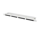Miniatura zdjęcia: Patch Panel 24 Port 0.5U Kat.6 szary Lanberg (PPU6-0024-S)