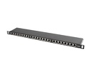 Miniatura zdjęcia: Patch Panel 24 Port 0.5U Kat.6 ekranowany czarny Lanberg (PPS6-0024-B) Miniatura zdjęcia: Patch Panel 24 Port 0.5U Kat.6 ekranowany czarny Lanberg (PPS6-0024-B)