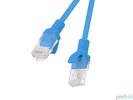 Miniatura zdjęcia: Kabel Lanberg RJ45 Patch cord Kat.6 UTP 1m niebieski (PCU6-10CC-0100-B)