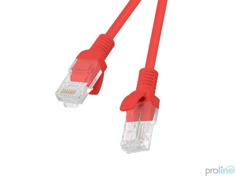Zdjęcie produktu: Kabel Lanberg RJ45 Patch cord Kat.6 UTP 20m czerwony (PCU6-10CC-2000-R)