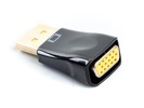 Miniatura zdjęcia: Lanberg Adapter Displayport 1.1 do VGA 15 PIN Czarny (AD-0001-BK)