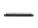 Miniatura zdjęcia: Patch Panel 48 Port 1U Kat.5E czarny Lanberg (PPU5-1048-B)