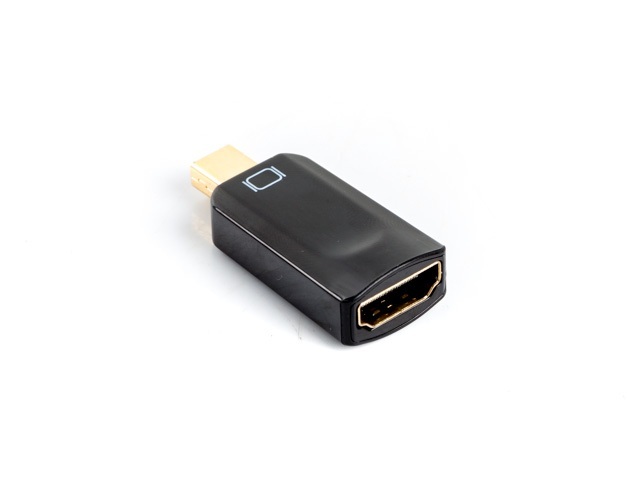 Lanberg Adapter Displayport Mini [M] do HDMI [F] Czarny (AD-0004-BK)