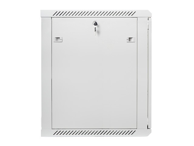 Szafa instalacyjna Rack wisząca 19" 15U 600X600 szara Flat pack Lanberg (WF01-6615-10S)