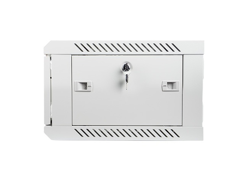 Zdjęcie produktu: Szafa instalacyjna Rack wisząca 19" 4U 600X450 szara Flat pack Lanberg (WF01-6404-10S)