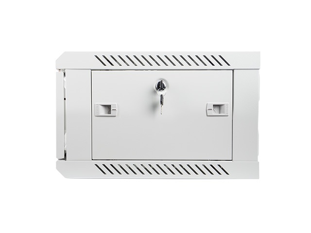 Szafa instalacyjna Rack wisząca 19" 4U 600X450 szara Flat pack Lanberg (WF01-6404-10S)