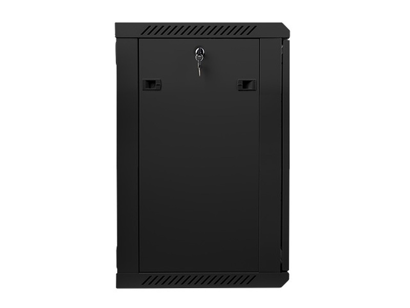 Zdjęcie produktu: Szafa instalacyjna Rack wisząca 19" 15U 600X450 czarna Flat pack Lanberg (WF01-6415-10B)