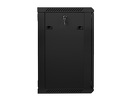 Miniatura zdjęcia: Szafa instalacyjna Rack wisząca 19" 15U 600X450 czarna Flat pack Lanberg (WF01-6415-10B)