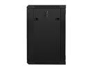 Miniatura zdjęcia: Szafa instalacyjna Rack wisząca 19" 15U 600X450 czarna Flat pack Lanberg (WF01-6415-10B)