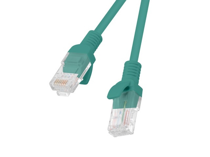 Zdjęcie produktu: Kabel Lanberg RJ45 Patch cord Kat.6 UTP 0.25m Zielony (PCU6-10CC-0025-G)