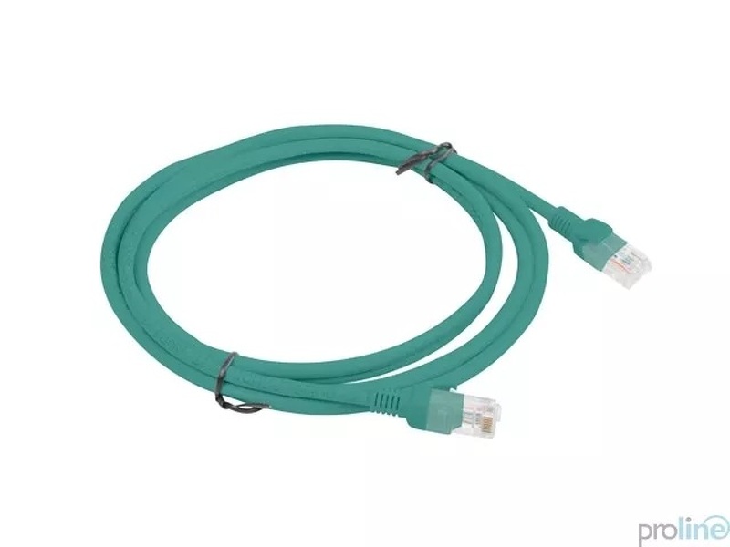 Zdjęcie produktu: Kabel Lanberg RJ45 Patch cord Kat.6 UTP 0.5m Zielony (PCU6-10CC-0050-G)