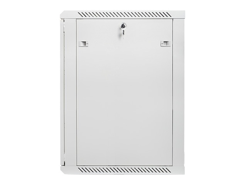 Zdjęcie produktu: Szafa instalacyjna Rack wisząca 19" 18U 600X600 szara Flat pack Lanberg (WF01-6618-10S)