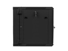 Miniatura zdjęcia: Szafa instalacyjna Rack wisząca dwusekcyjna 19" 12U 600X600 czarna Flat pack Lanberg (WF02-6612-10B)