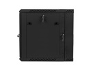 Miniatura zdjęcia: Szafa instalacyjna Rack wisząca dwusekcyjna 19" 12U 600X600 czarna Flat pack Lanberg (WF02-6612-10B)