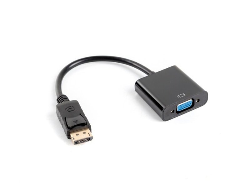 Zdjęcie produktu: Lanberg Adapter Displayport 1.1 do VGA 15 PIN na kablu Czarny (AD-0002-BK)