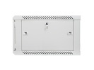 Miniatura zdjęcia: Szafa instalacyjna Rack wisząca 19" 6U 600X600 szara Flat pack Lanberg (WF01-6606-10S)