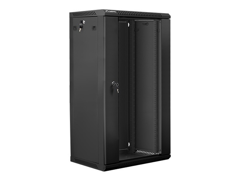 Zdjęcie produktu: Szafa instalacyjna Rack wisząca 19" 22U 600X450 czarna Flat pack Lanberg (WF01-6422-10B) Zdjęcie produktu: Szafa instalacyjna Rack wisząca 19" 22U 600X450 czarna Flat pack Lanberg (WF01-6422-10B)