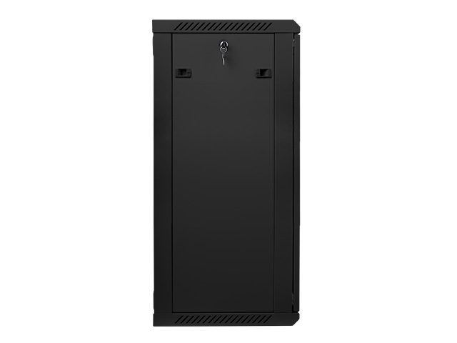 Szafa instalacyjna Rack wisząca 19" 22U 600X450 czarna Flat pack Lanberg (WF01-6422-10B) Szafa instalacyjna Rack wisząca 19" 22U 600X450 czarna Flat pack Lanberg (WF01-6422-10B)