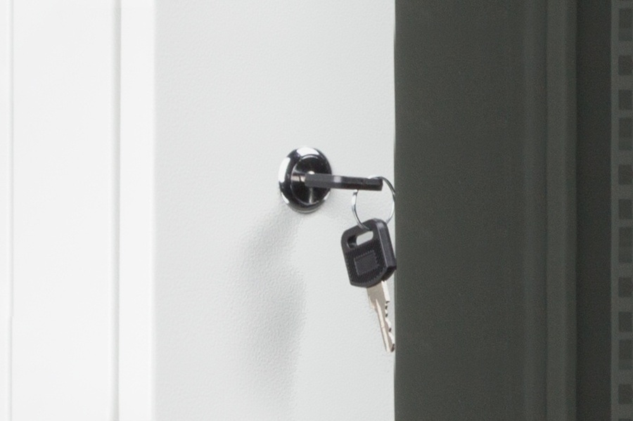 Zdjęcie produktu: Szafa instalacyjna Rack wisząca dwusekcyjna 19" 12U 600X600 szara Flat pack Lanberg (WF02-6612-10S)