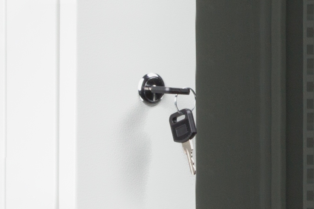 Szafa instalacyjna Rack wisząca dwusekcyjna 19" 12U 600X600 szara Flat pack Lanberg (WF02-6612-10S)