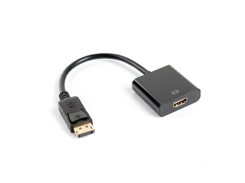 Zdjęcie produktu: Lanberg Adapter Displayport [M] do HDMI [F] 10cm (AD-0009-BK)