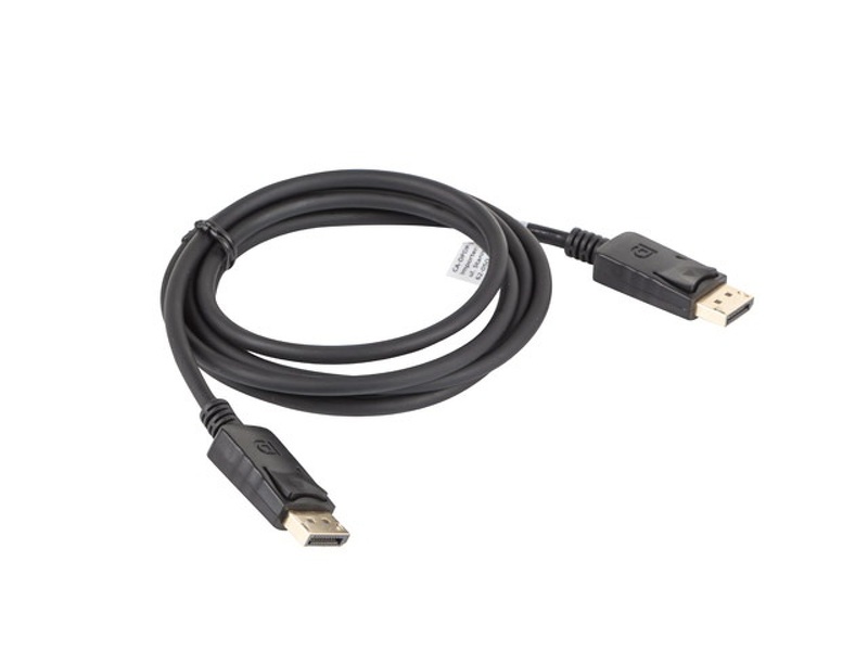Zdjęcie produktu: Lanberg Kabel Displayport M/M 1.8m 4K czarny (CA-DPDP-10CC-0018-BK)