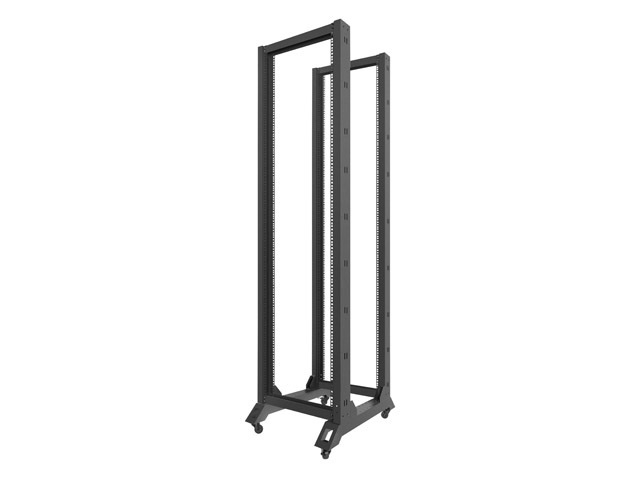 Szafa Open Rack 42U 600X800 czarny Lanberg (OR01-6842-B)