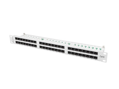 Miniatura produktu: Patch Panel 48 Port 1U Kat.6 szary Lanberg (PPU6-1048-S) Miniatura produktu: Patch Panel 48 Port 1U Kat.6 szary Lanberg (PPU6-1048-S)